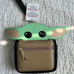Disney Parks Loungefly Grogu Mandalorian The Child Wristlet Star Wars